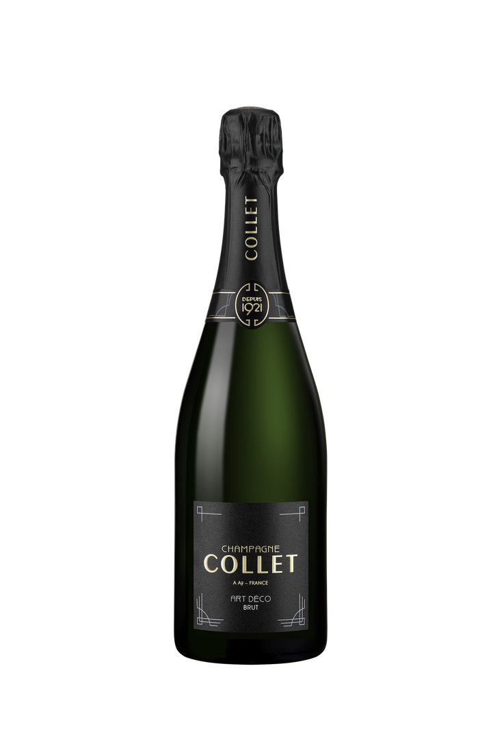 Champagne Collet Art Déco Brut palack